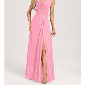 JJs House Peony Pink Bridesmaid Dress